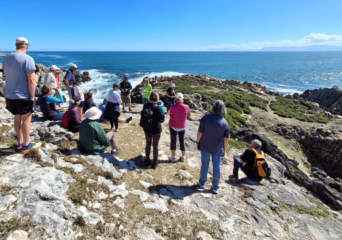 dylan talking about de kelders coastal hydrogeology